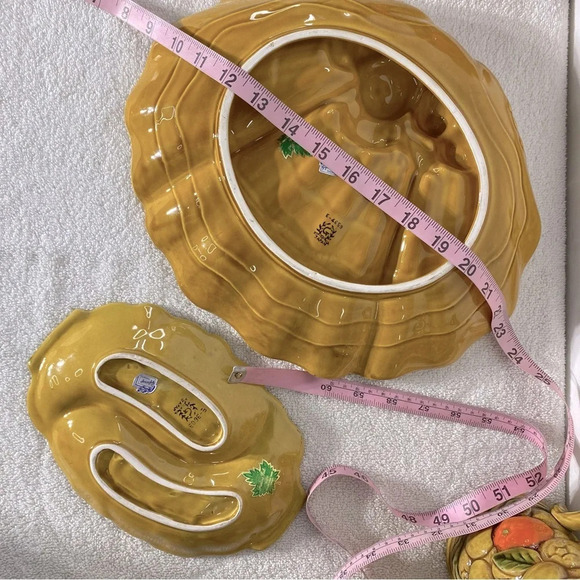 Vintage MCM Japan Pottery Ceramic Orange Spice 8Pc  Tea Set - Picture 16 of 16